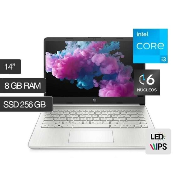 LAPTOP HP 14-DQ5009LA CORE I3 -1215U / 8GB /256GB SSD
